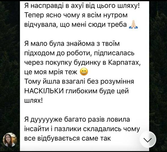 Відгук про курс «Тіньові 4.0», скриншот 5